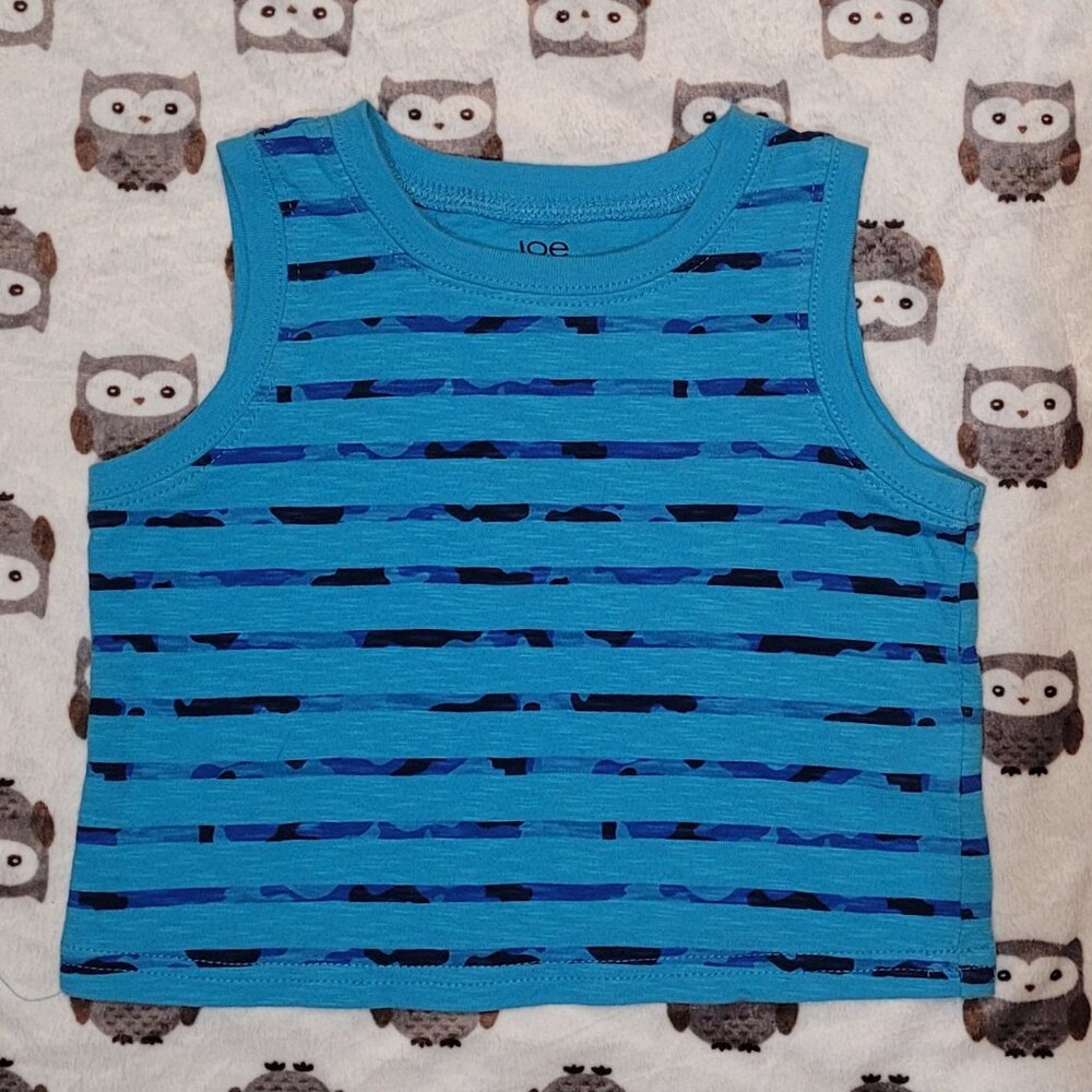 $1 | 12-18m | Camo-Striped Tank Top